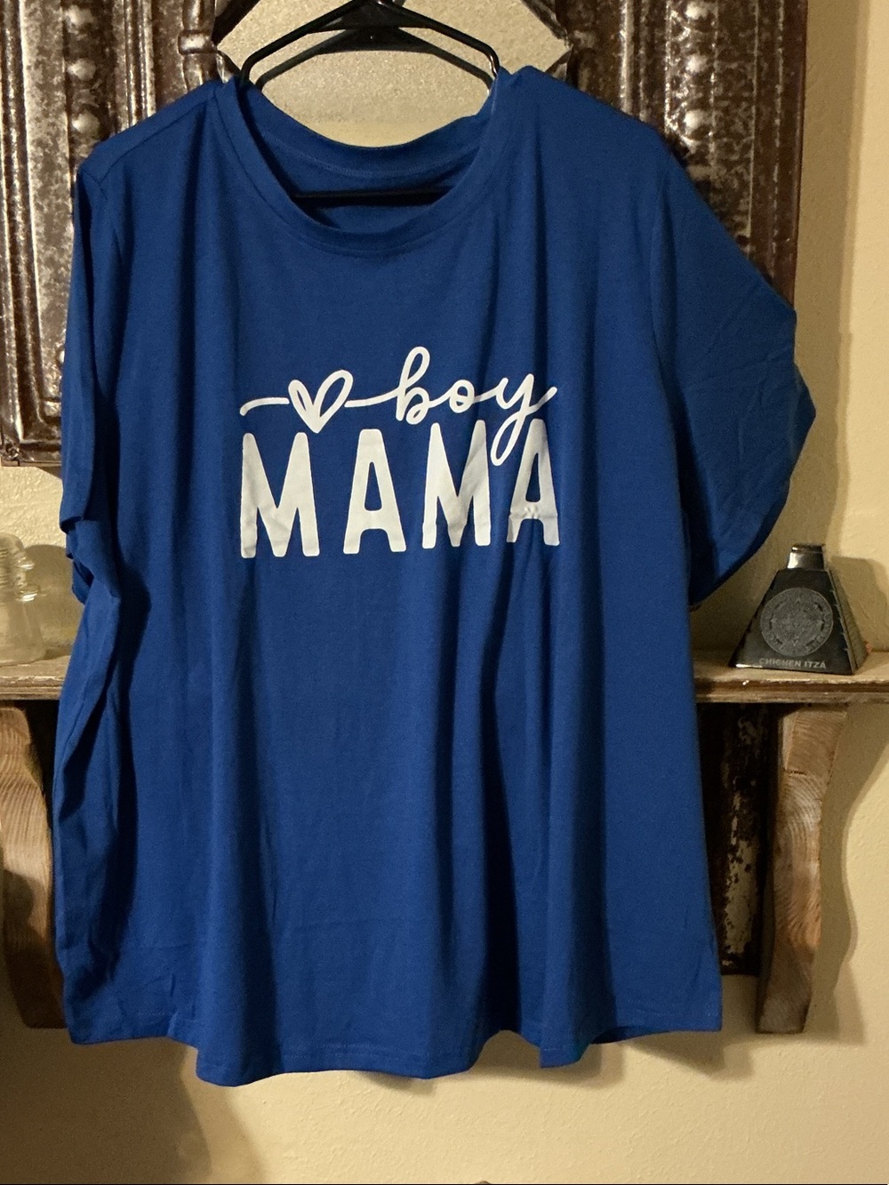 Boy Mama Graphic Tee - Royal Blue